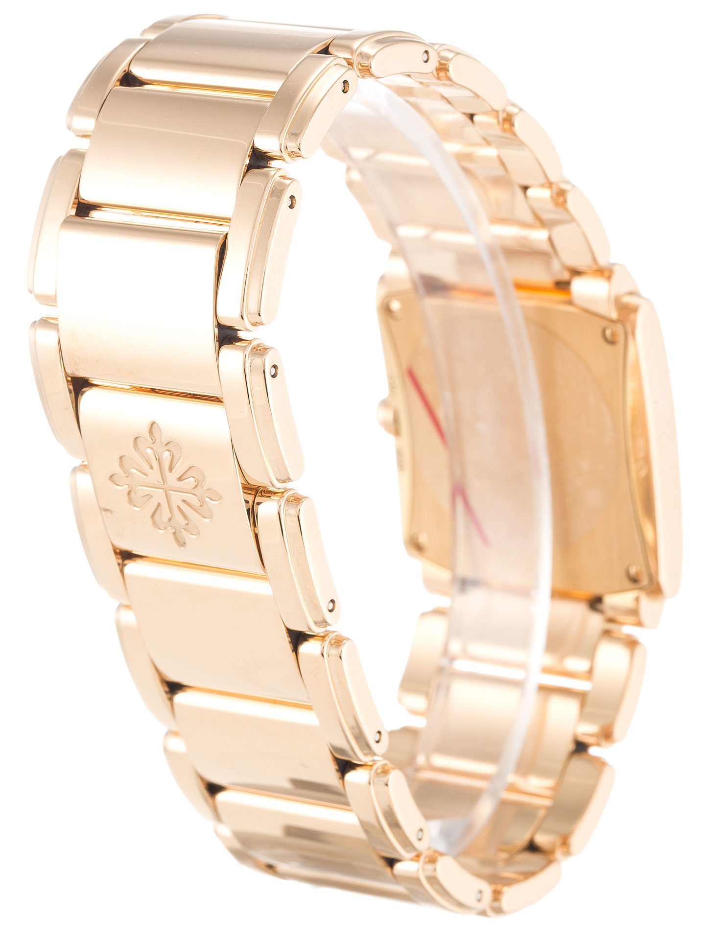 Patek Philippe Twenty-4 4910/11R Ladies Quartz Watch, 25mm Rose Gold Case & Bracelet, Diamond Dial