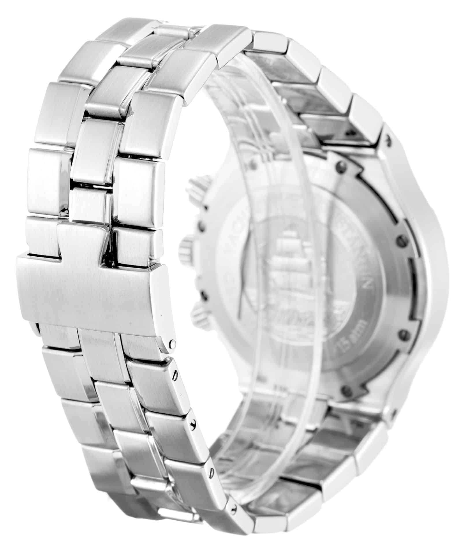 Vacheron Constantin OVERSEAS 49140/423A-8790 Mens Quartz Watch, 40MM Steel Case, Silver Baton Dial