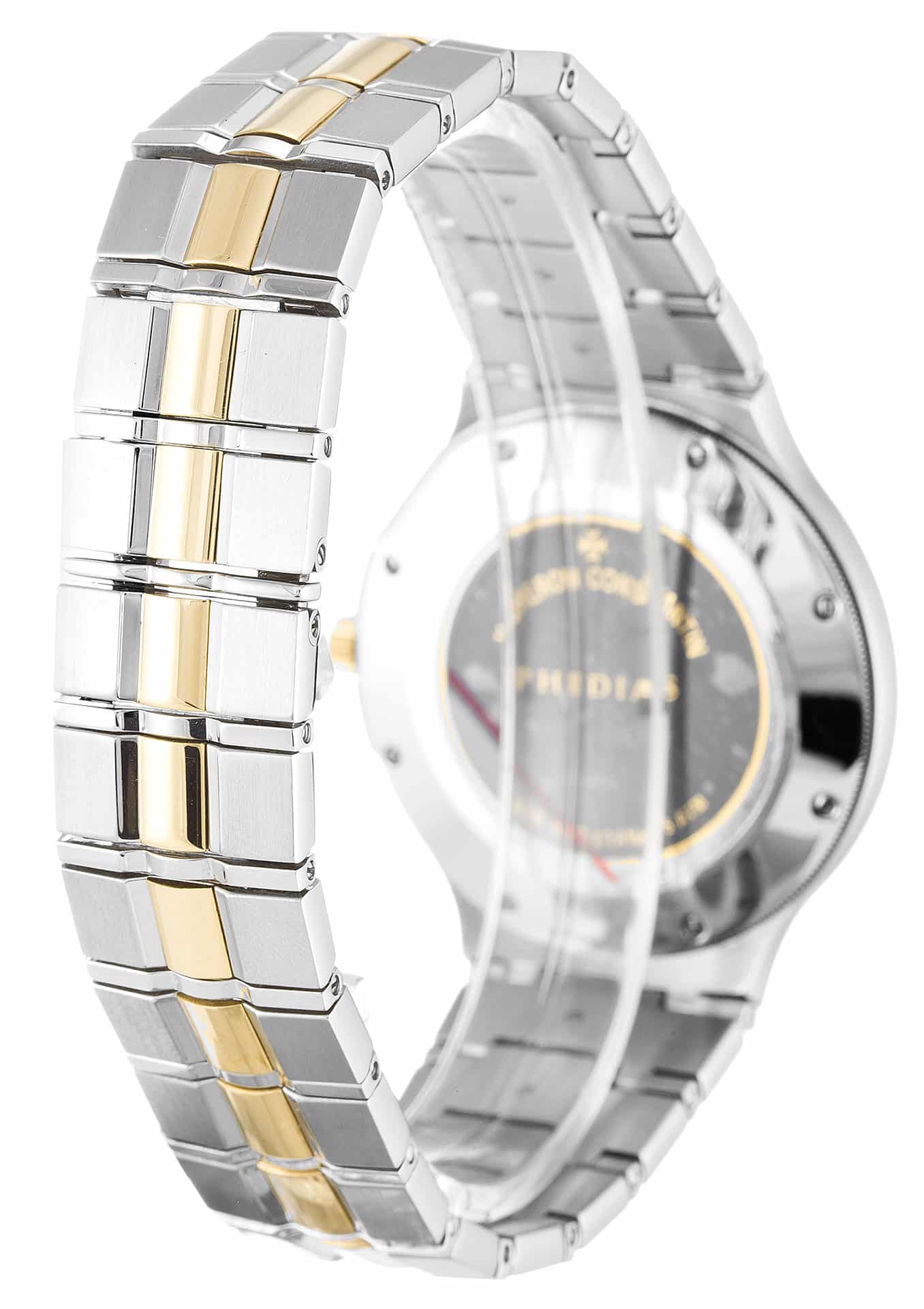 Vacheron Constantin Phidias 48200/967 Unisex Automatic 35MM Steel & Yellow Gold Diamond Dial Water