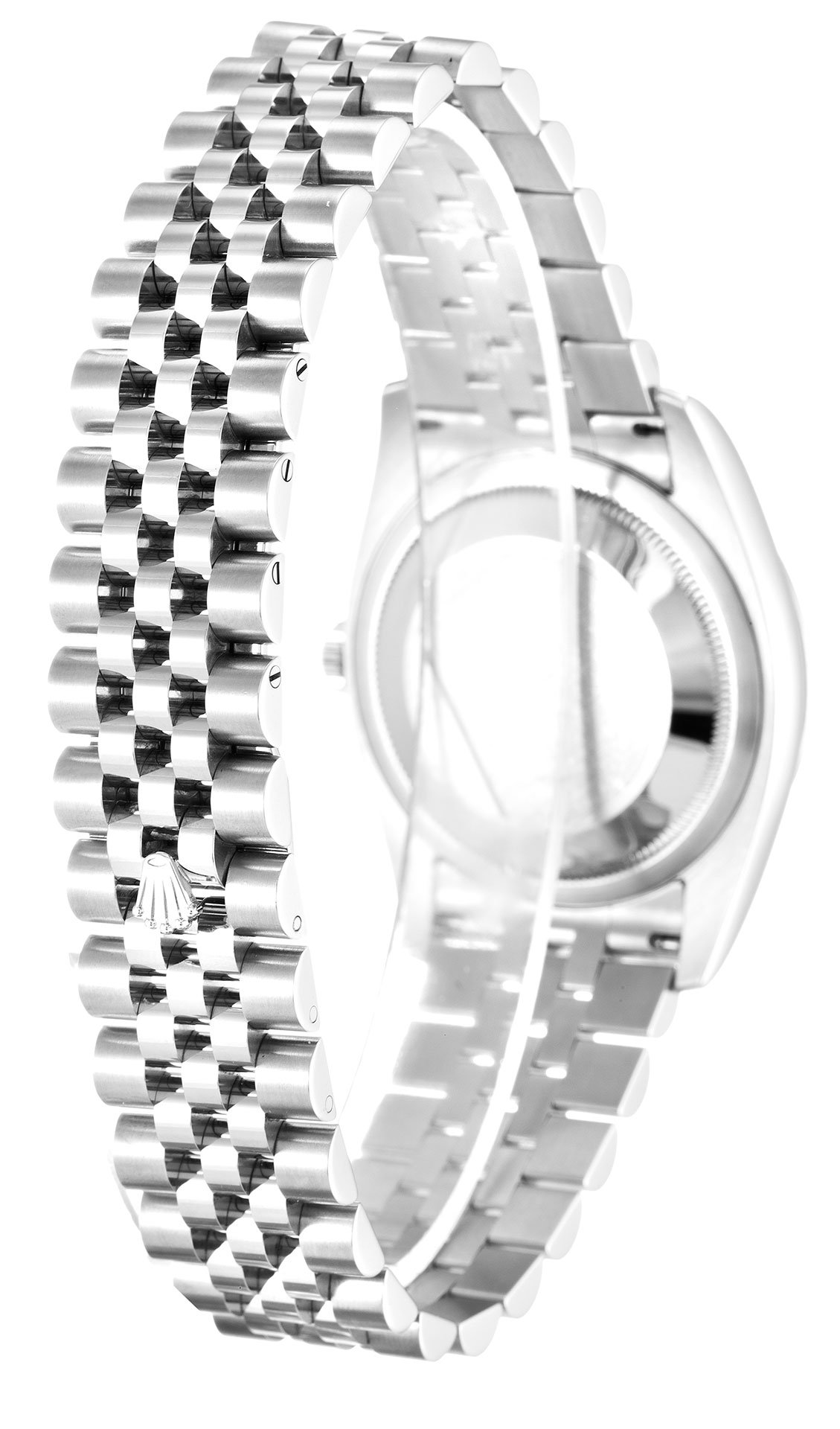 - Rolex TURN-O-GRAPH 116264 - Automatic - Silver Baton Dial - 36mm Steel & White Gold - Mens