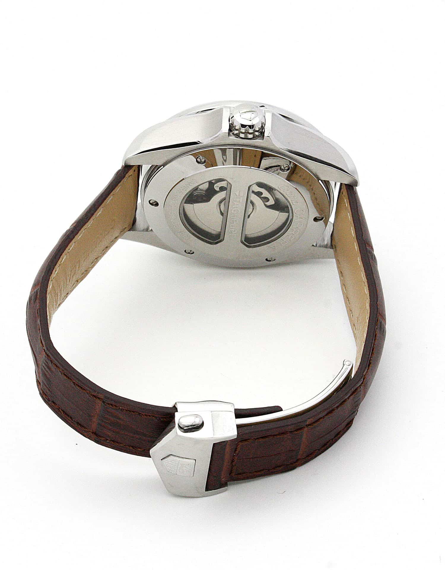-TH WAV5113.FC6231 Automatic Steel Case - Brown Baton Dial Replica Watch