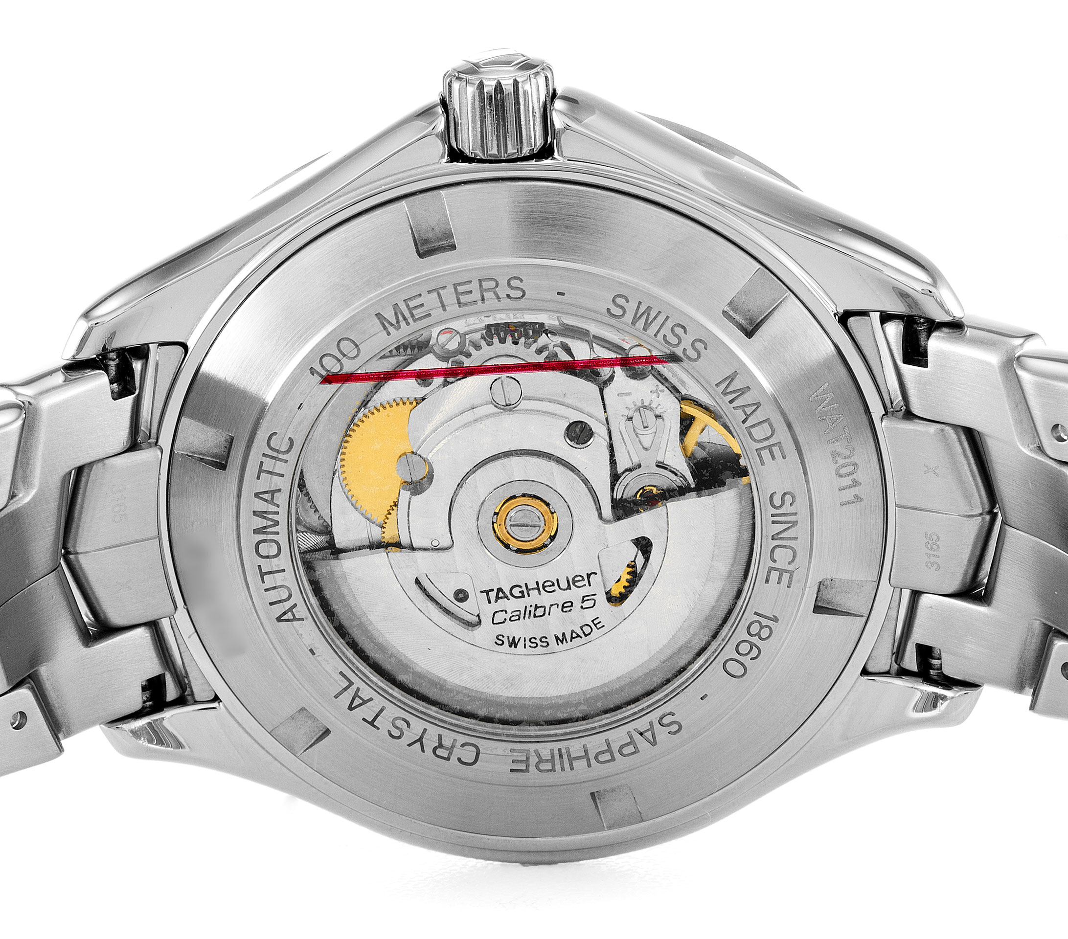 Tag Heuer Link Mens Replica Watch Automatic WAT2011.BA0951 Silver Baton Steel Case 42mm