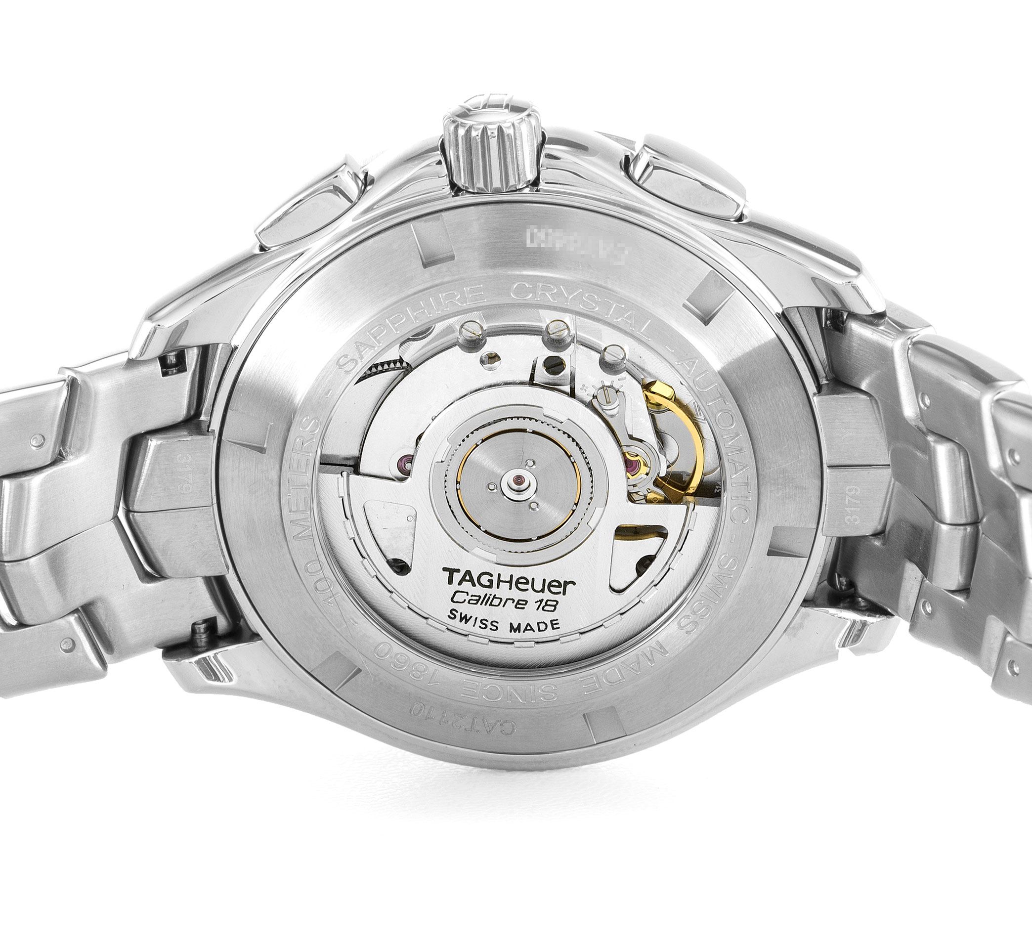 Tag Heuer Link CAT2110.BA0959 Mens Automatic Watch, 40MM Steel Case, Baton Dial