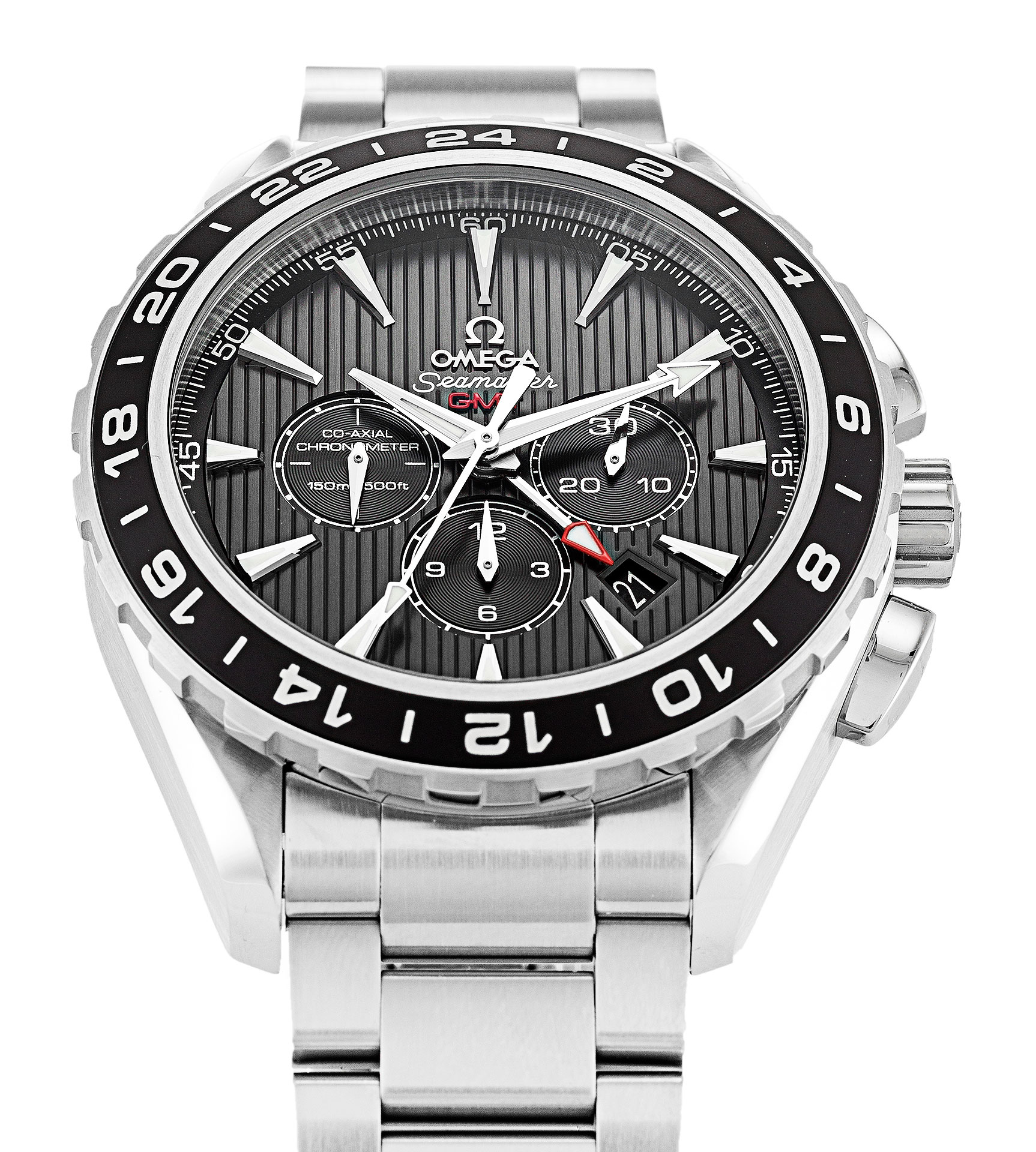 Omega Aqua Terra 231.10.44.52.06.001 Replica Watch, 44mm Steel Case, Black Baton Dial