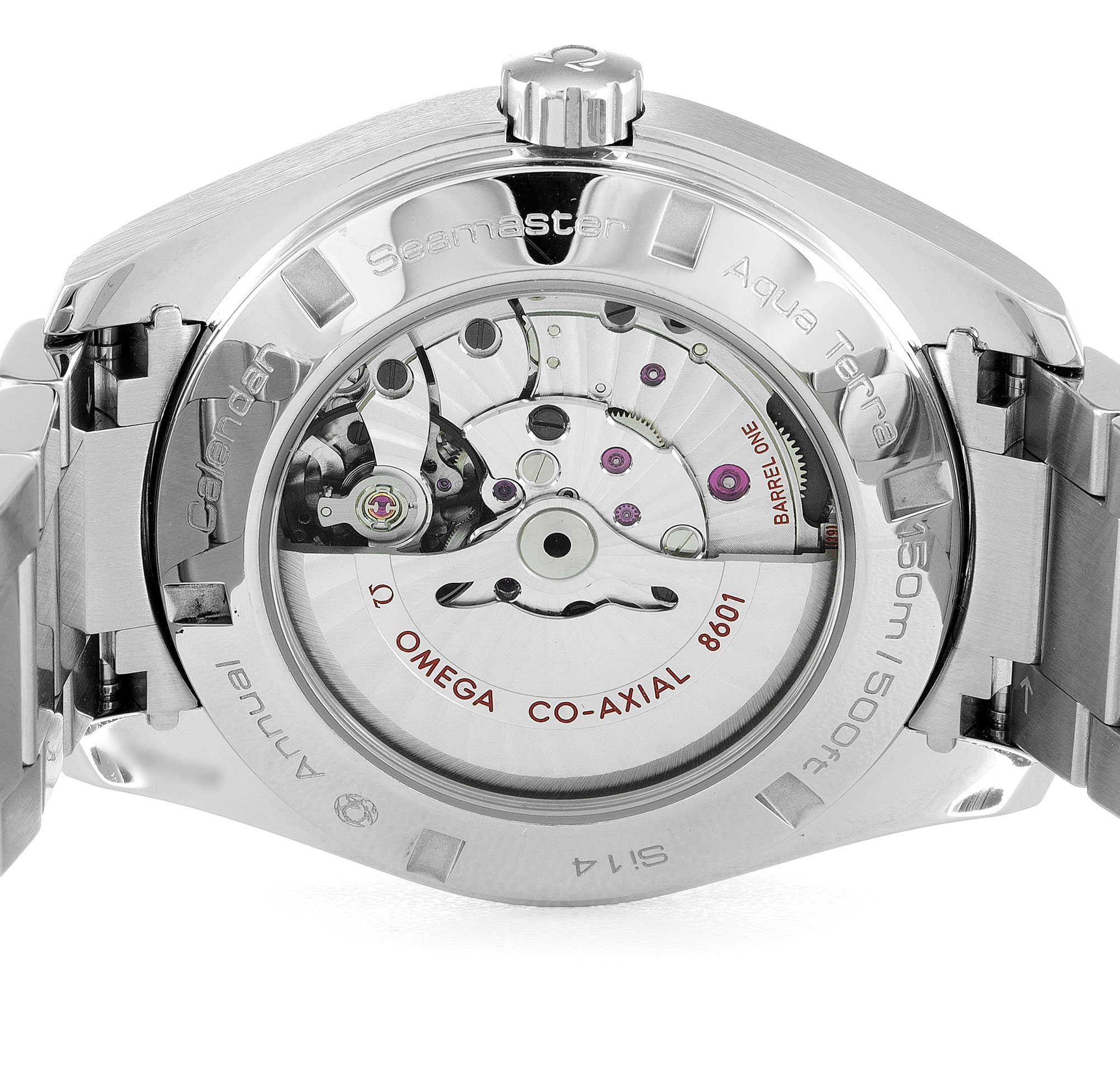 Omega Aqua Terra 150m Gents 231.10.43.22.02.003 Automatic Silver Baton Steel Case Watch