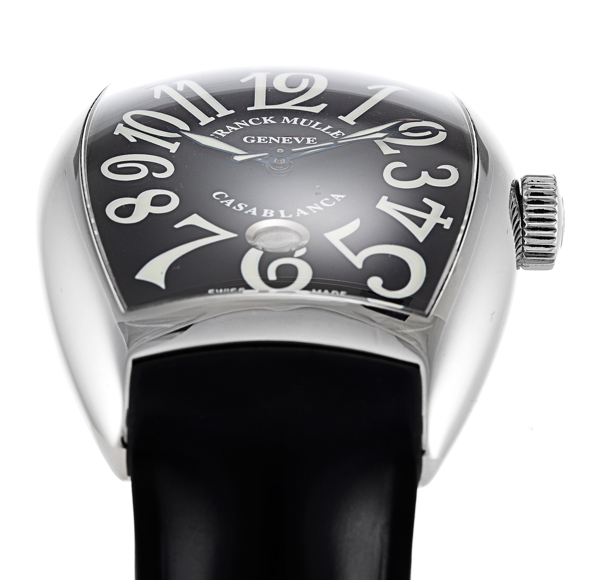 Franck Muller Casablanca 8880 C DT - Automatic - 39mm Steel Case - Black Arabic Dial - Mens Replica