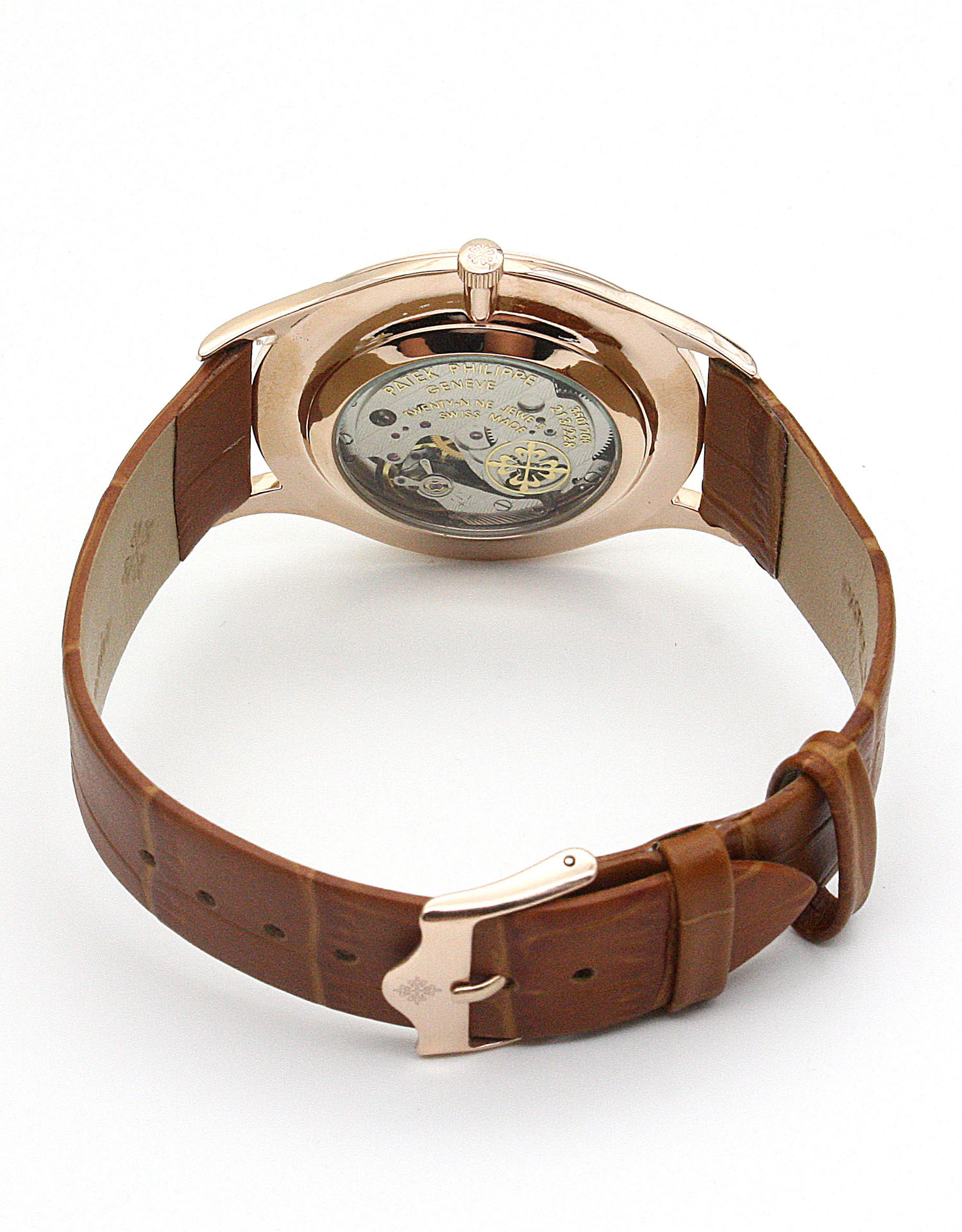 Patek Philippe Calatrava 5123R-001 Mens Watch, Manual Movement, 38MM Rose Gold Case, Baton Dial