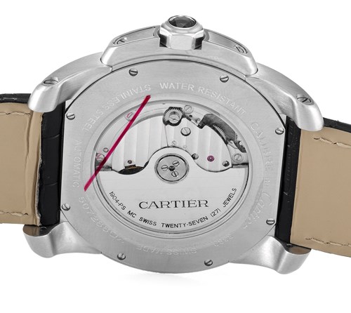 - CARTIER - CALIBRE DE CARTIER W7100037 - Automatic - Mens - 42MM Steel Case - White Roman