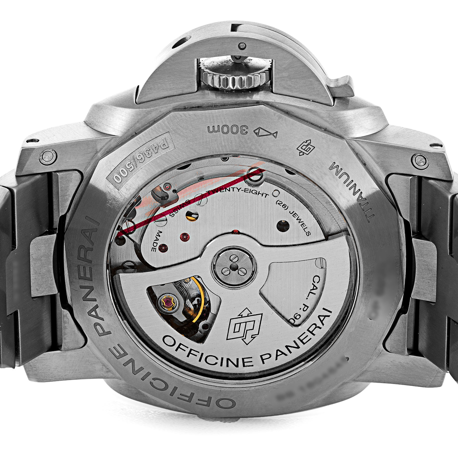 - PANERAI LUMINOR 1950 PAM00352 - Automatic - Brown Quarter Arabic Dial - Titanium - 44 MM Watch