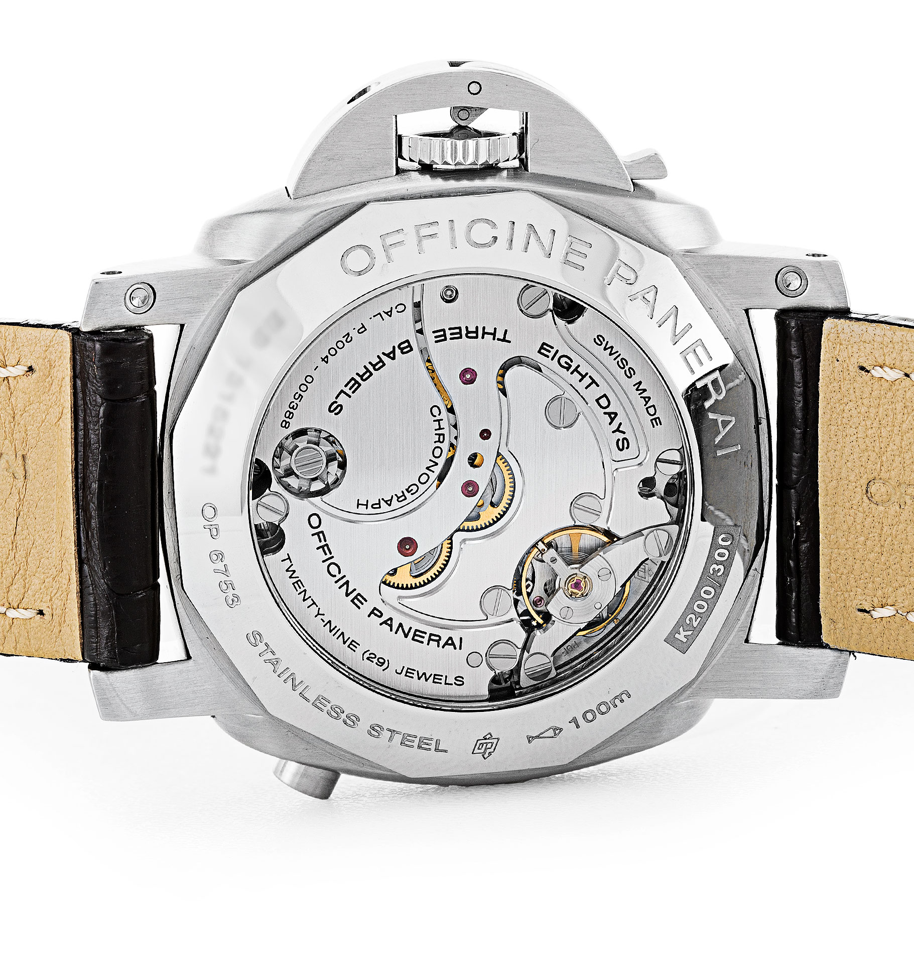 Panerai Luminor 1950 PAM00275 Automatic Mens Watch, Steel Case, Black Baton Dial, Replica Watch
