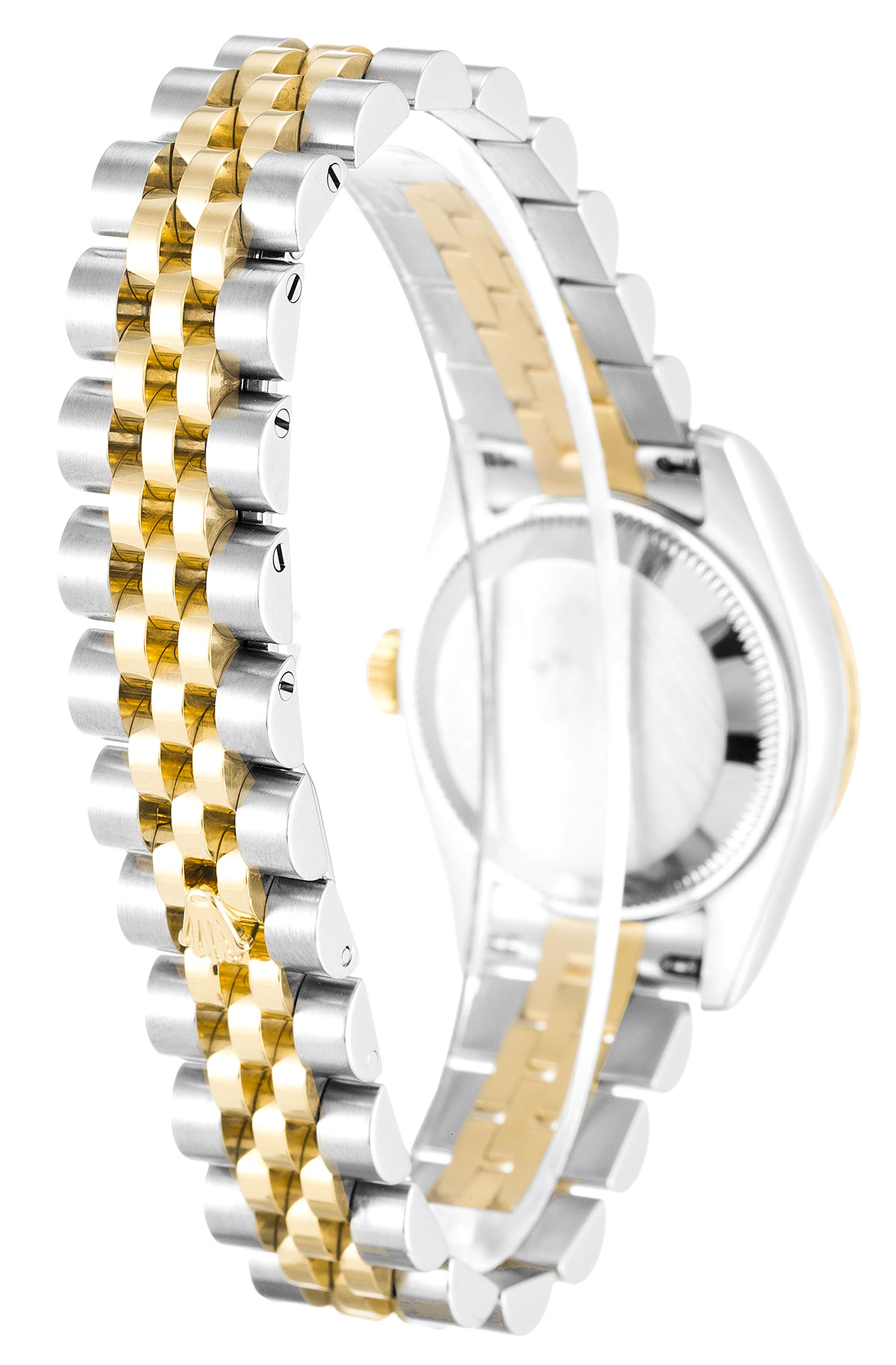-179313 - Rolex Datejust Lady Automatic - 26mm Steel & Yellow Gold Set with Diamonds - Champagne