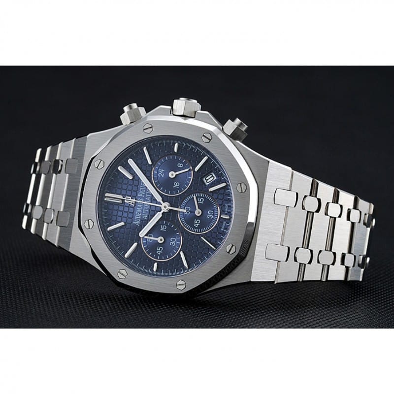 -APRO-ROA1454028 - Audemars Piguet Royal Oak Chronograph - Blue Dial - Men's Quartz Watch