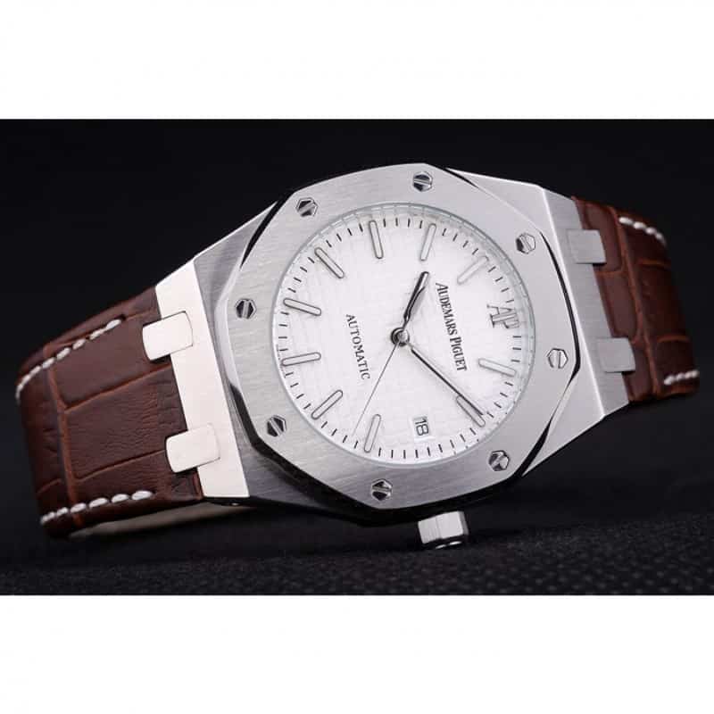 Audemars Piguet Royal Oak 3371 Automatic - White Dial - Brushed Stainless Steel - Men's Replica