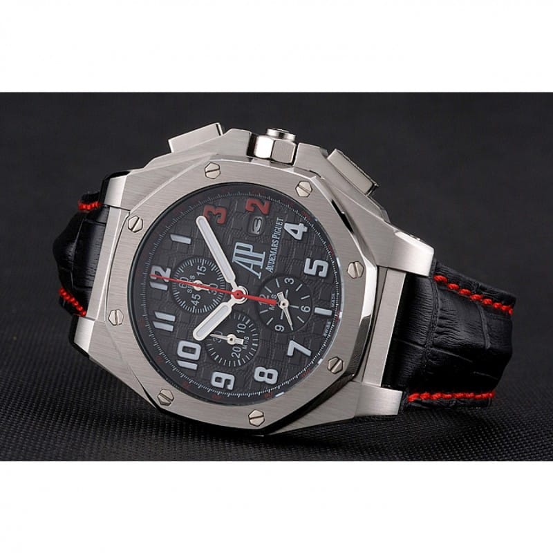 Audemars Piguet RO Offshore - Quartz - Japanese - Brushed SS - Chrono - Sapphire Crystal - White