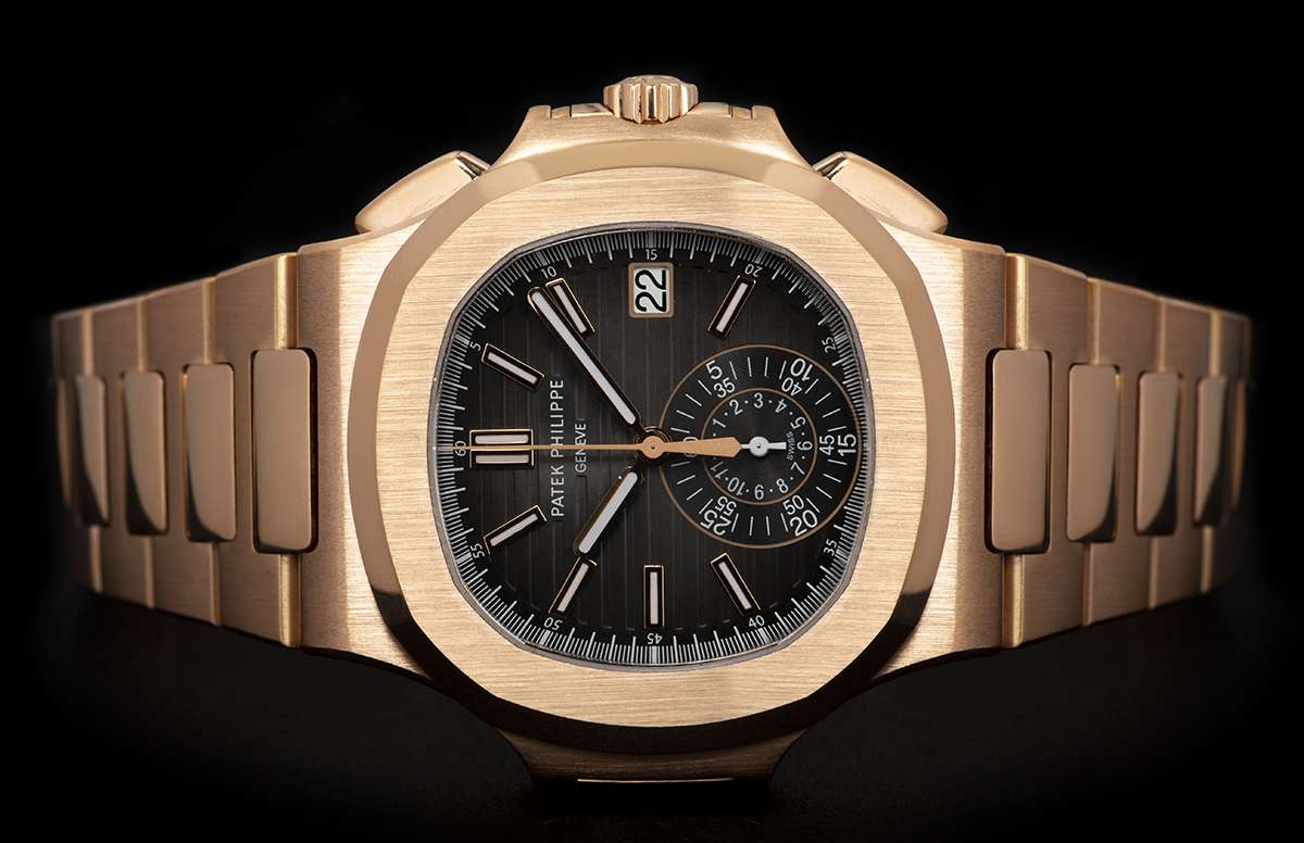 Patek Philippe Nautilus 5980/1R Replica Watch, Automatic Movement, Brushed Stainless Steel Case &