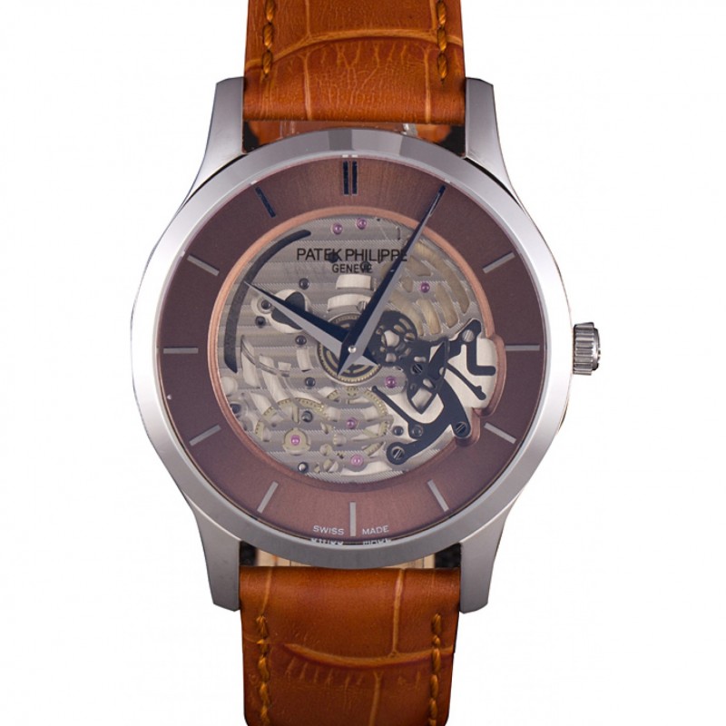 Patek Philippe Complications Quartz - Automatic - Brown Dial - Men's Watch - Replica Watch
