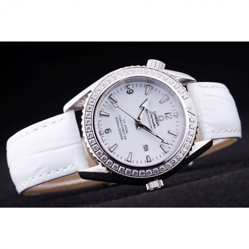 Omega Seamaster OM163 | Quartz Battery | Polished Stainless Steel | Replica Watch