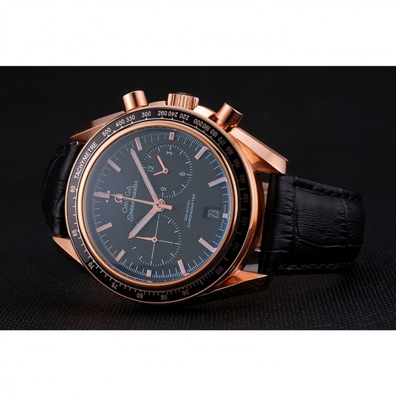 Omega Speedmaster - Quartz Replica Watch - 622809 - Automatic - 18k Rose-Gold Plated Case