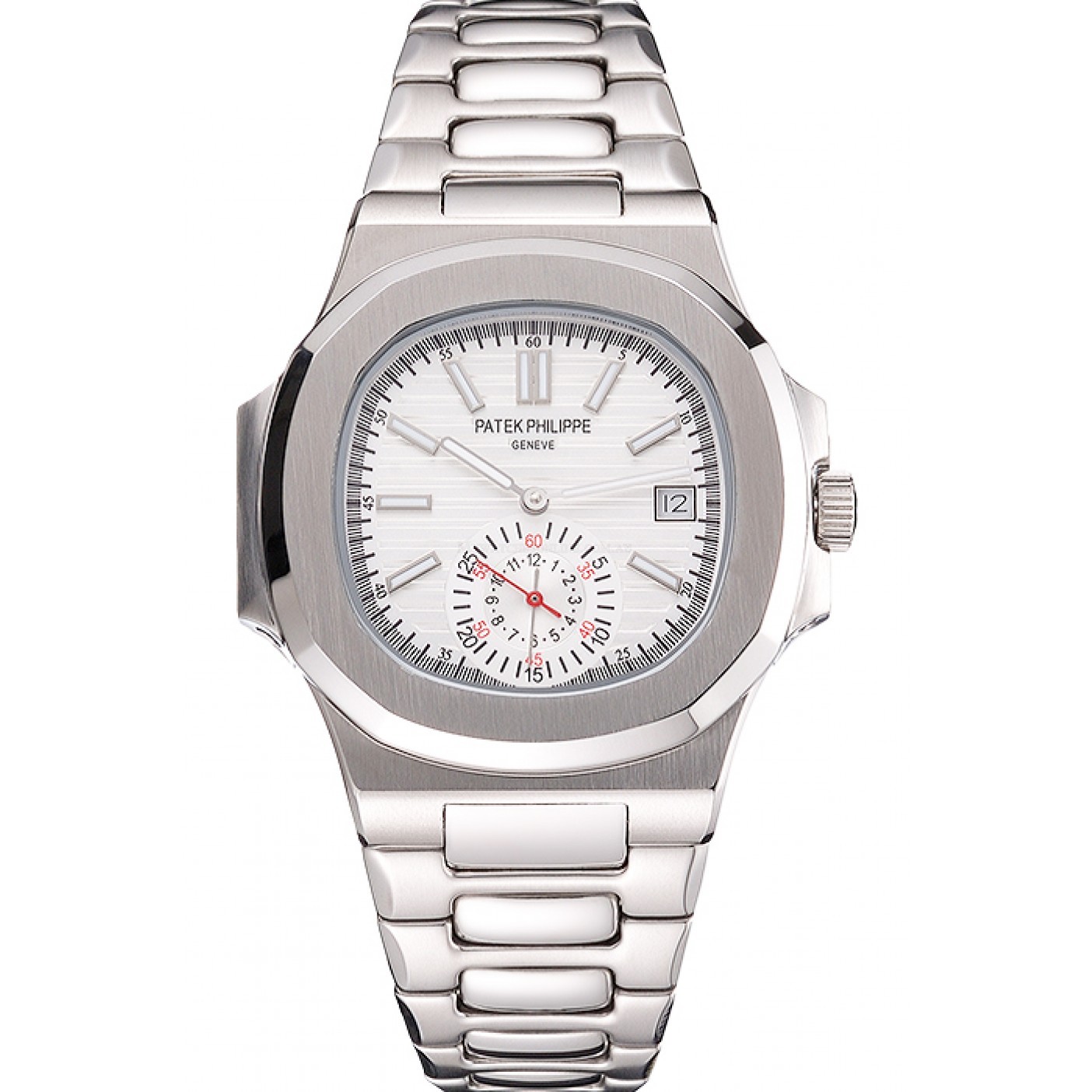 Patek Philippe Nautilus Replica Watch, Automatic Movement, Japanese Quality, Brushed Steel Case