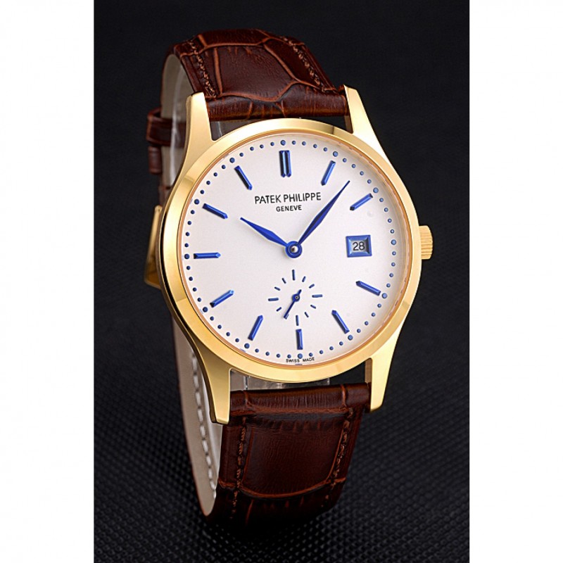 Patek Philippe Calatrava 622844 Replica Watch Automatic Movement 18K Yellow Gold Plated Case