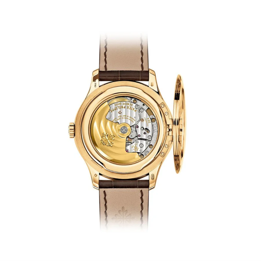 Calatrava 5227R SS 3KF 1:1 Best Edition White Dial on Brown Leather Strap A324 Super Clone V2