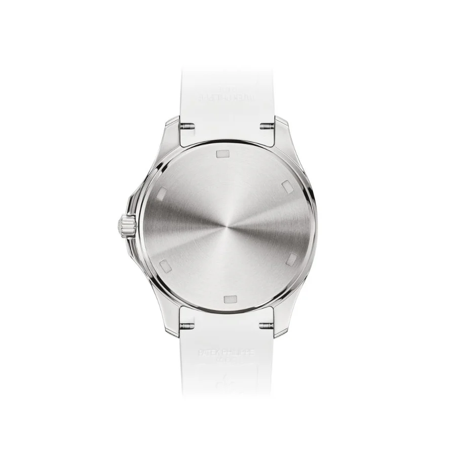 Aquanaut 5068 SS PPF 1:1 Best Edition White Textured Dial on White Rubber Strap 324CS