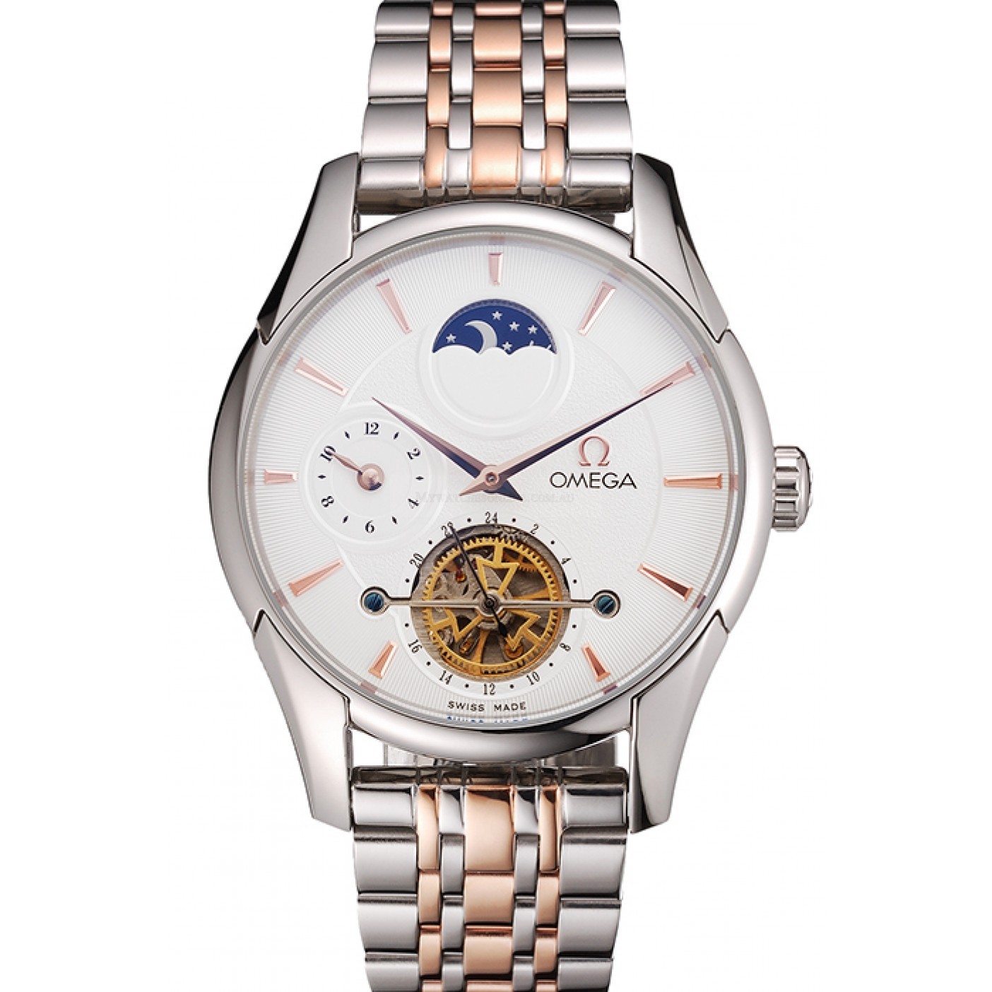 Omega De Ville - Automatic - White Dial - Men's Watch - 55 x 45 mm - Japanese Quality - Replica
