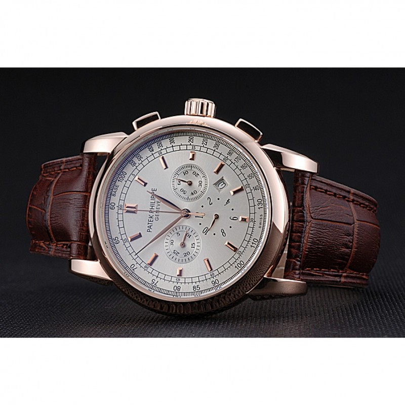Patek Philippe Grand Complications 622261 Replica Watch, Quartz Movement, 18k Rose-Gold Plated