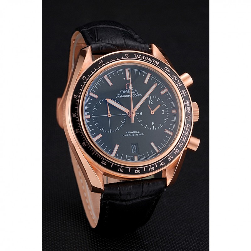 Omega Speedmaster - Quartz Replica Watch - 622809 - Automatic - 18k Rose-Gold Plated Case