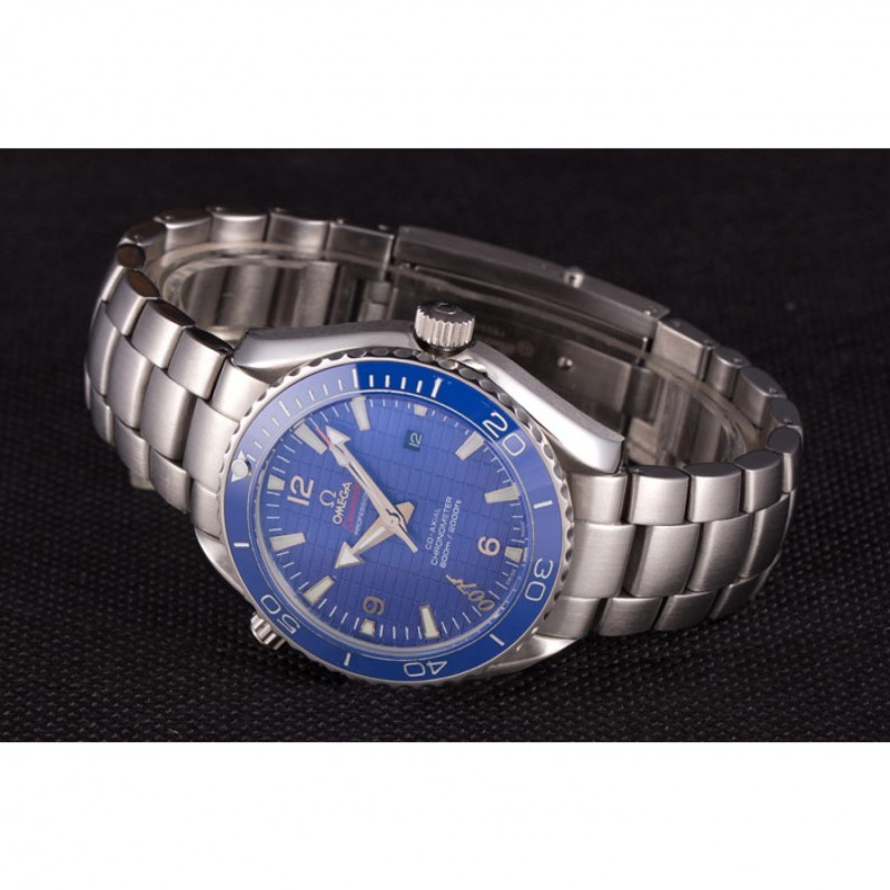 Omega Seamaster James Bond Skyfall 621382 Replica Watch, Automatic Movement, Blue Dial, Stainless