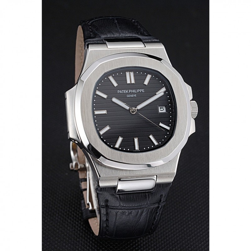 Bvlgari Nautilus Replica Watch, Kinetic Automatic, Black Dial, SS Case, Model No