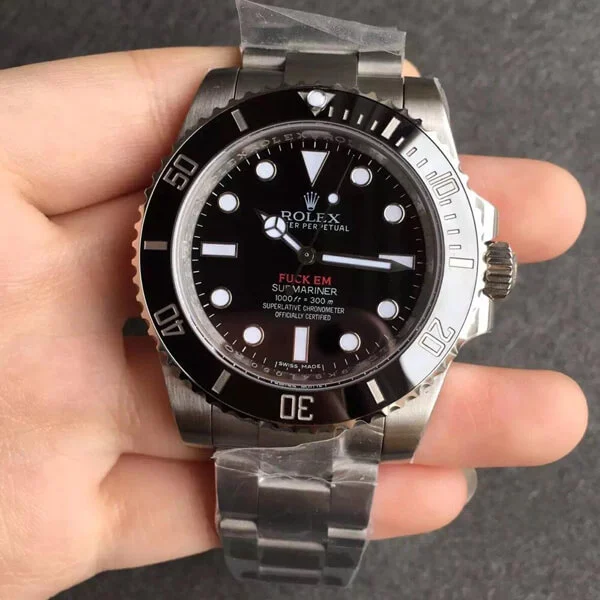 Supreme x Rolex ??Fuck Em?? 114060 Submariner