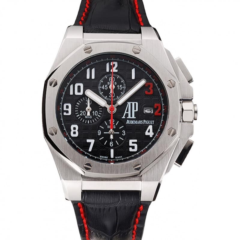 Audemars Piguet RO Offshore - Quartz - Japanese - Brushed SS - Chrono - Sapphire Crystal - White
