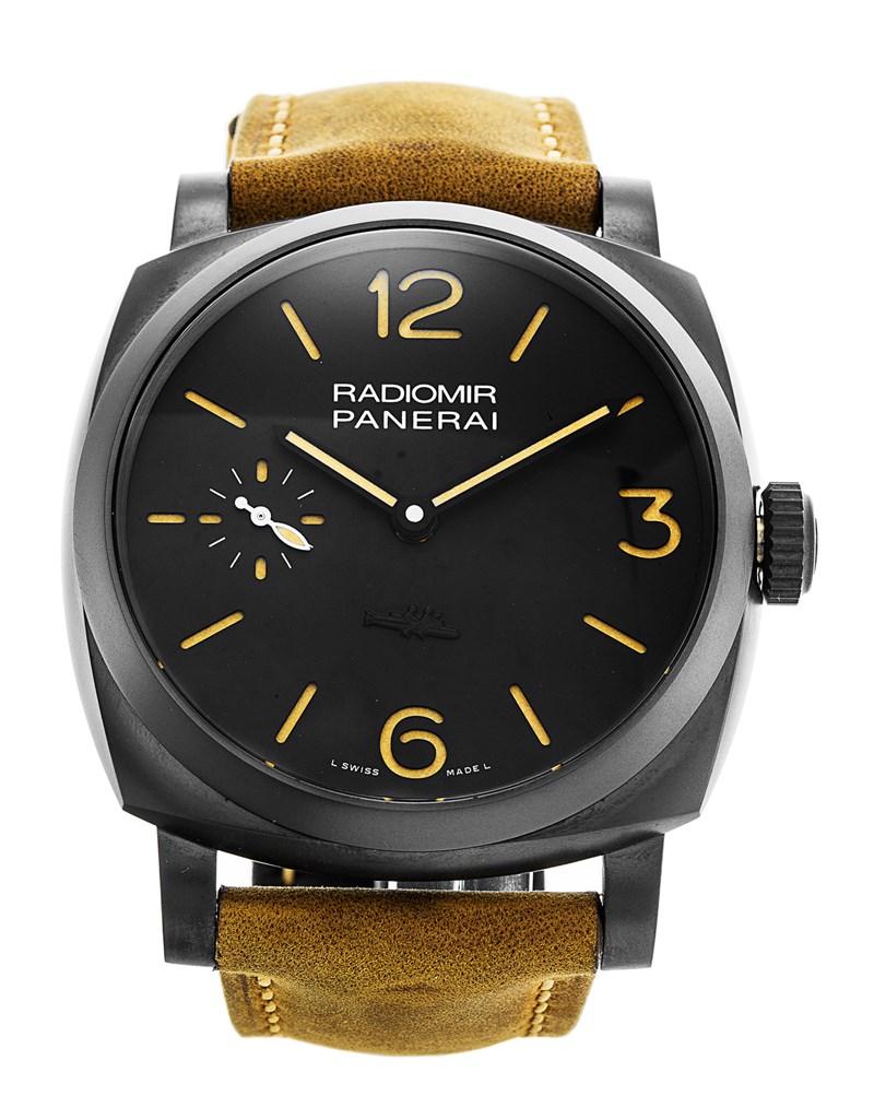 Panerai Radiomir PAM00532 Replica Watch, 47mm Steel Case, Automatic Movement, Brown Leather Bracelet
