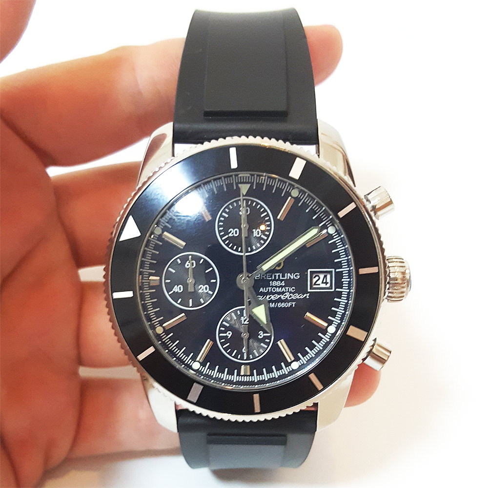 Breitling SuperOcean Heritage A13320, Automatic, Silver Dial, Mens Quartz Watch, Replica Watch