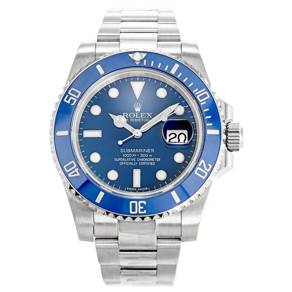 Rolex Submariner 116619LB Automatic 40MM Blue Dial Stainless Steel Mens Replica Watch