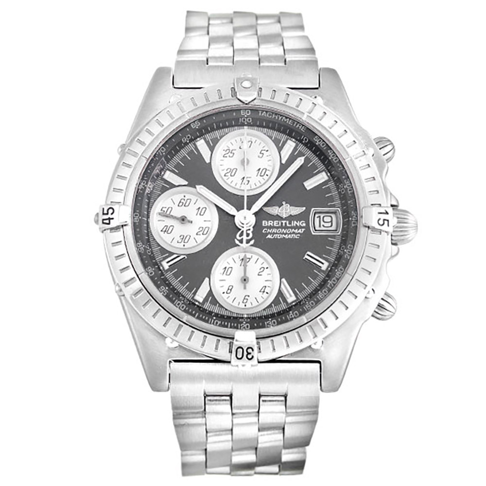 Breitling Chronomat A13350 Replica Watch, Automatic Movement, Grey Dial, 40mm Stainless Steel Case