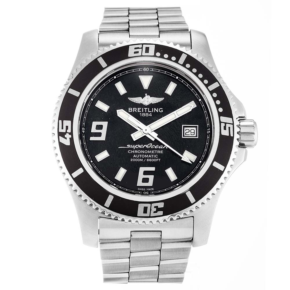 Breitling SuperOcean A17391 Automatic Black Dial Mens Watch - Replica Watch