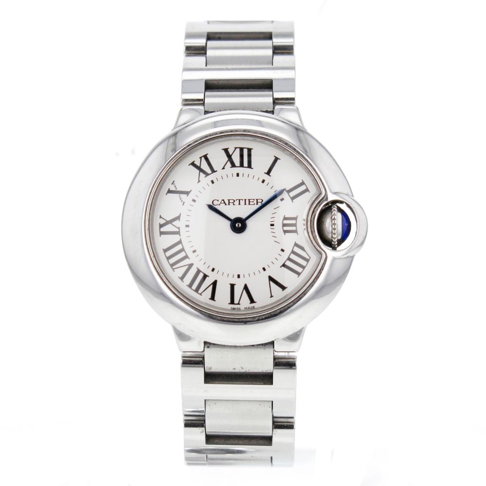 - CARTIER BALLON BLEU W69010Z4 LADIES QUARTZ 29MM 316 STEEL WATCH