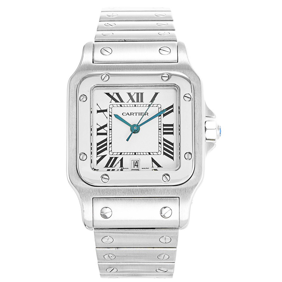 Cartier Santos W20060D6 - 29mm - White Dial - Stainless Steel - Automatic Replica Watch