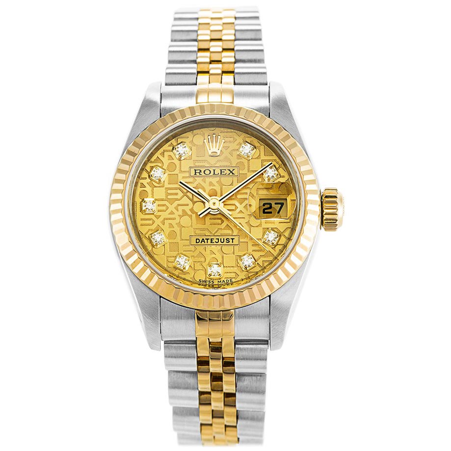 Rolex Datejust 79173 Ladies Watch - Automatic - 26 MM Gold Plated Steel - Replica Watch
