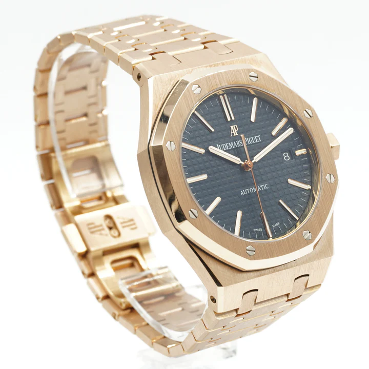 Audemars Piguet Royal Oak 41mm 15510 RG DDF 1:1 Best Edition Black Textured Dial Super Clone