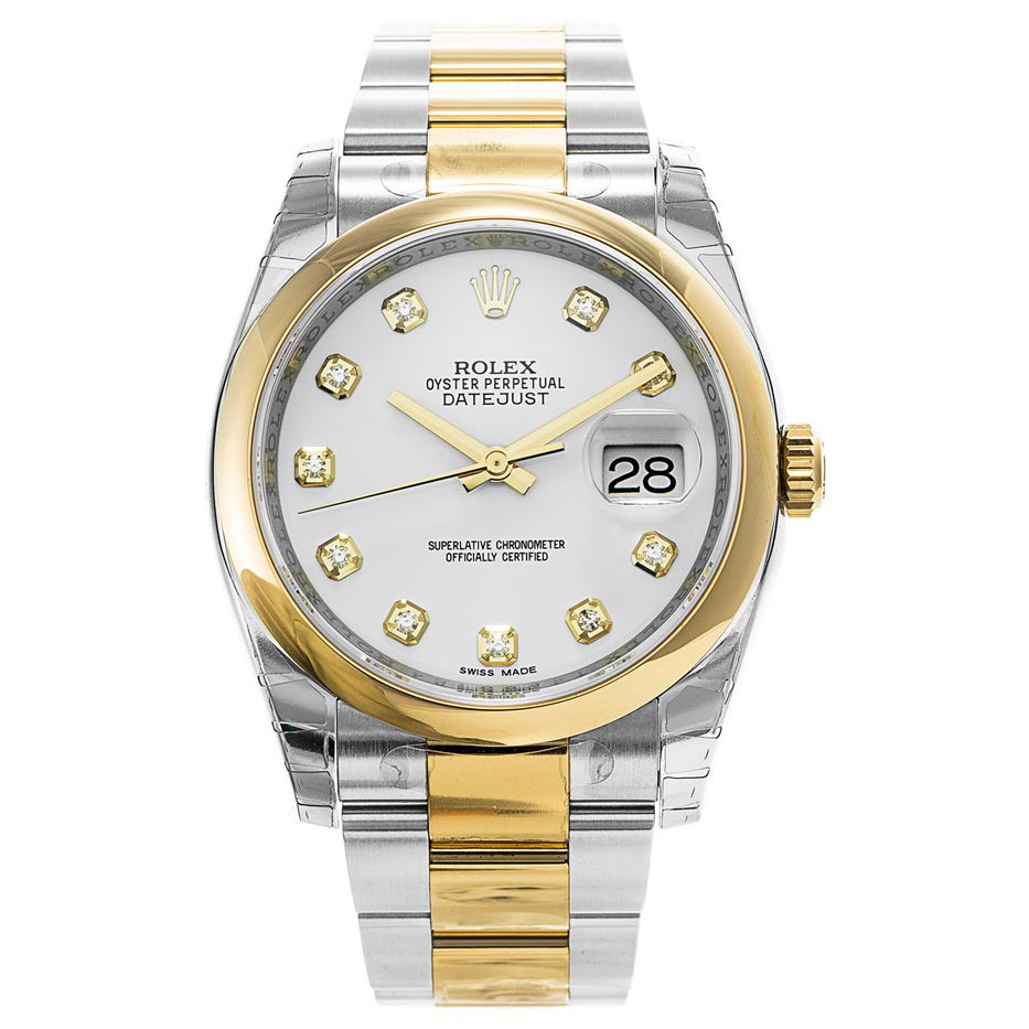-116203 - Rolex Datejust Mens Watch - Automatic - White Dial