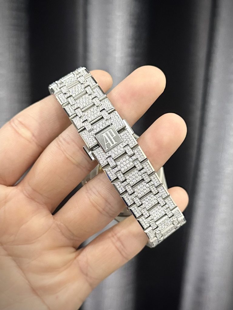 Audemars Piguet Royal Oak 41mm Custom with Moissanite Diamonds