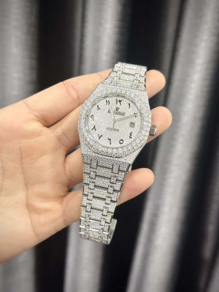Audemars Piguet Royal Oak 41mm Custom with Moissanite Diamonds