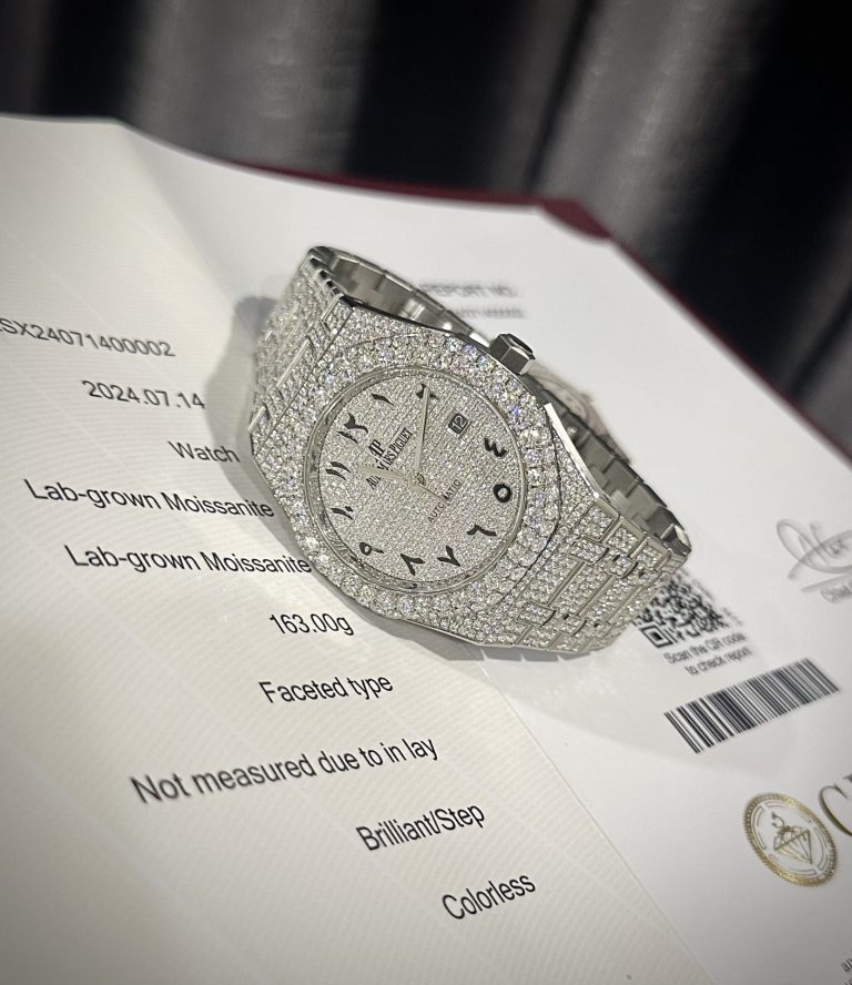 Audemars Piguet Royal Oak 41mm Custom with Moissanite Diamonds