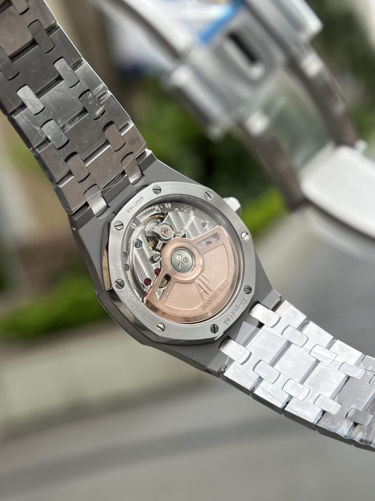 Audemars Piguet Royal Oak 34mm with Blue Dial and Metal Wire Bracelet