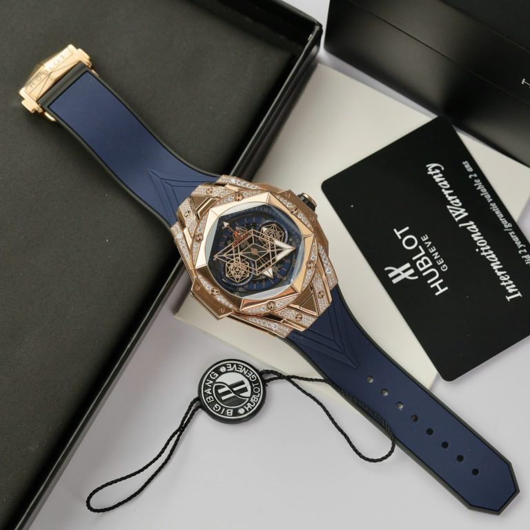 Hublot Big Bang Sang Bleu II King Gold Blue 44mm by HB Factory