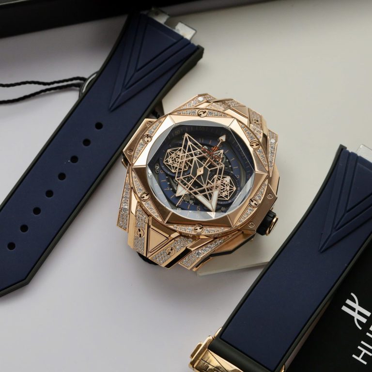 Hublot Big Bang Sang Bleu II King Gold Blue 44mm by HB Factory