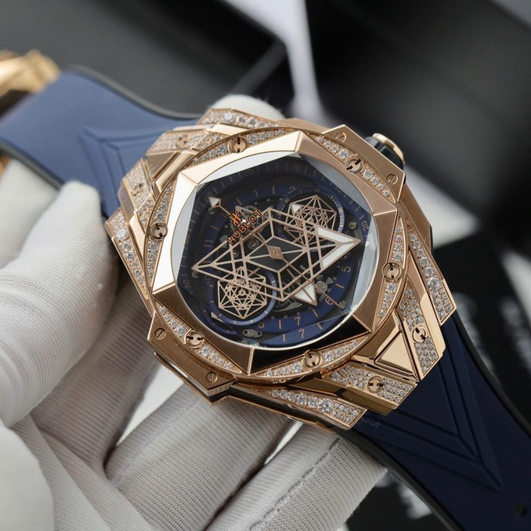 Hublot Big Bang Sang Bleu II King Gold Blue 44mm by HB Factory